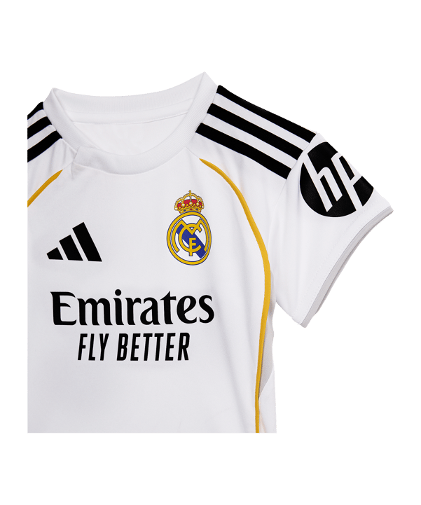 adidas Real Madrid Baby Trikot Set Home 2025/2026 Kids Weiß - weiss