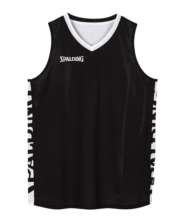 Spalding Essential Reversible Shirt Schwarz F01 - schwarz