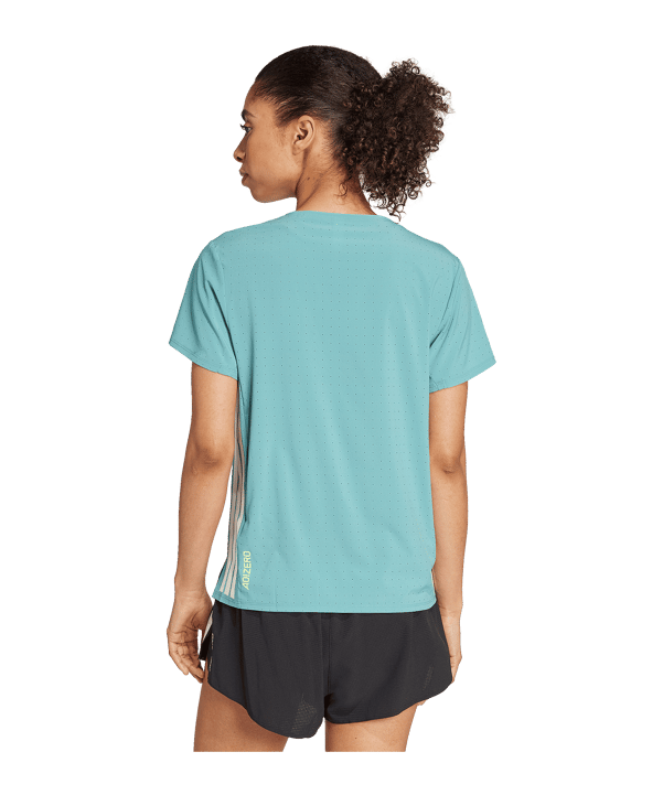 adidas Adizero Running T-shirt Donna Blu - blu