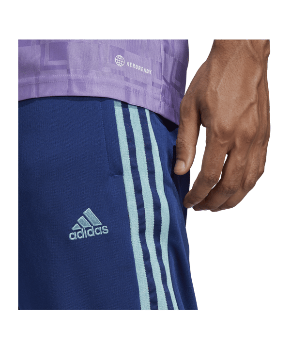 adidas Tiro Trainingshose Blau - blau