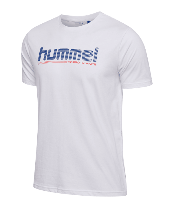 Hummel Pulse Graphic S/S T-Shirt Weiß F9001 - weiss
