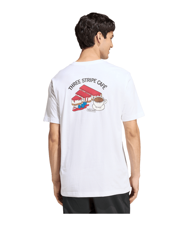 adidas Coffee Cafe Cheesecake T-Shirt Weiß - weiss
