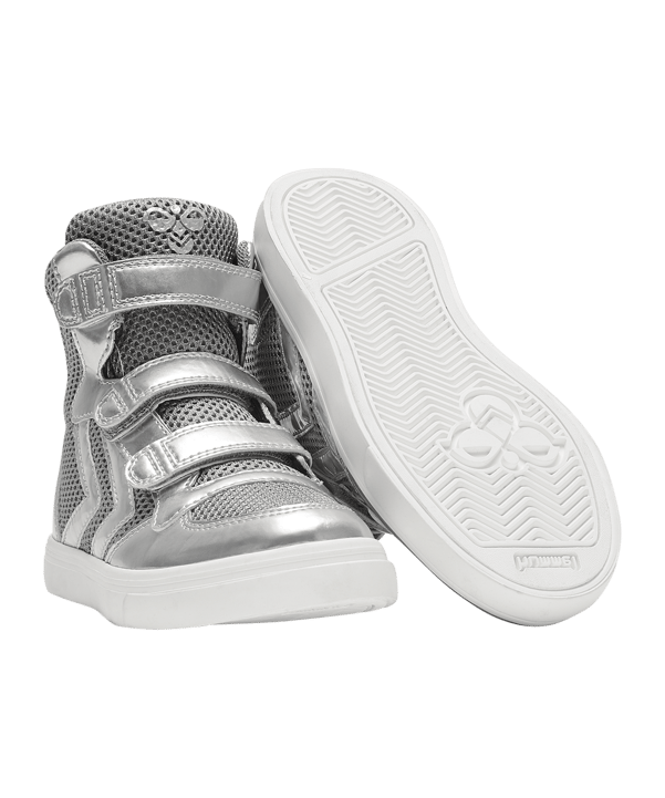 Hummel Stadil Glitter Sneaker Kids Grau F1100 - grau