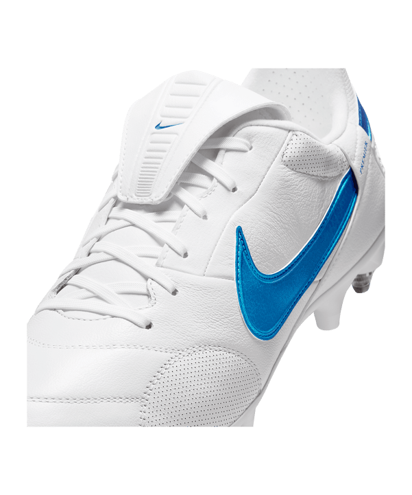 Nike Premier III SG-Pro AC Weiss Blau F100 - weiss