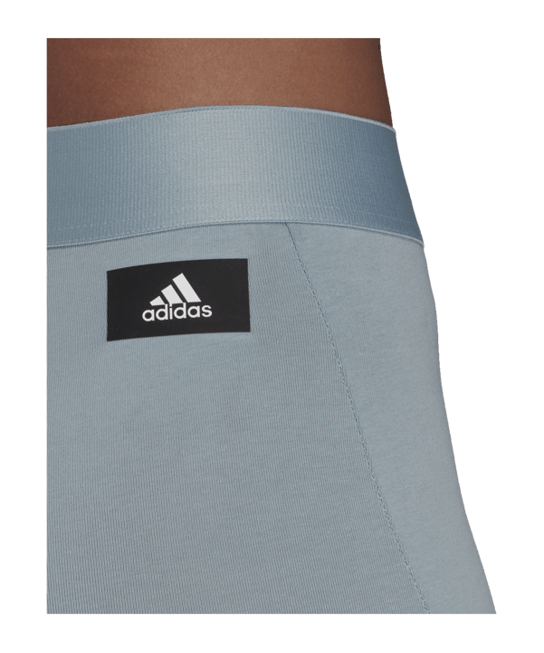 adidas 3B Future Icons Leggings Damen Blau Weiss - blau