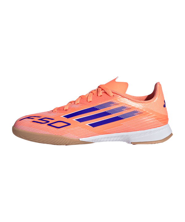 adidas F50 League IN Coral Blaze Kids Orange - orange