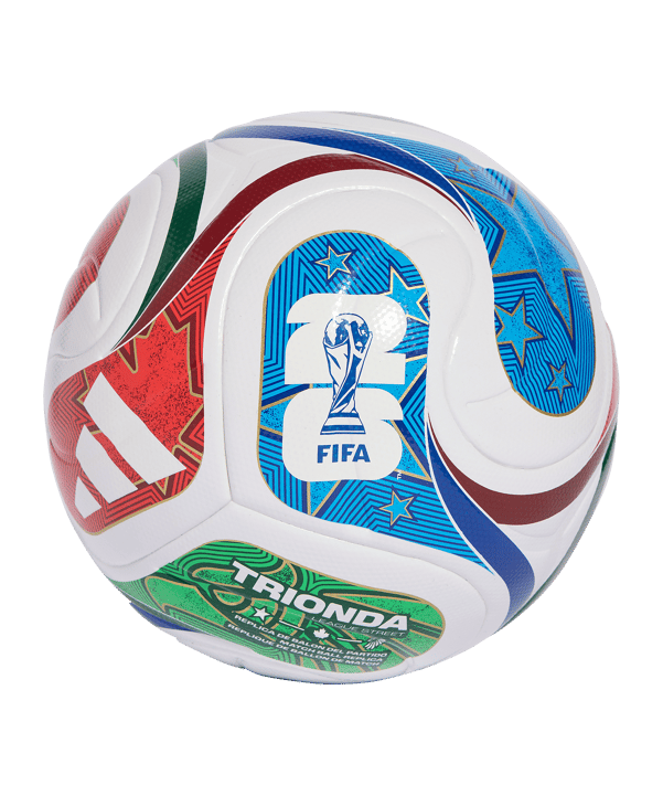 adidas World Cup 26 Trionda League 350g Light Ball Kids Weiß - weiss