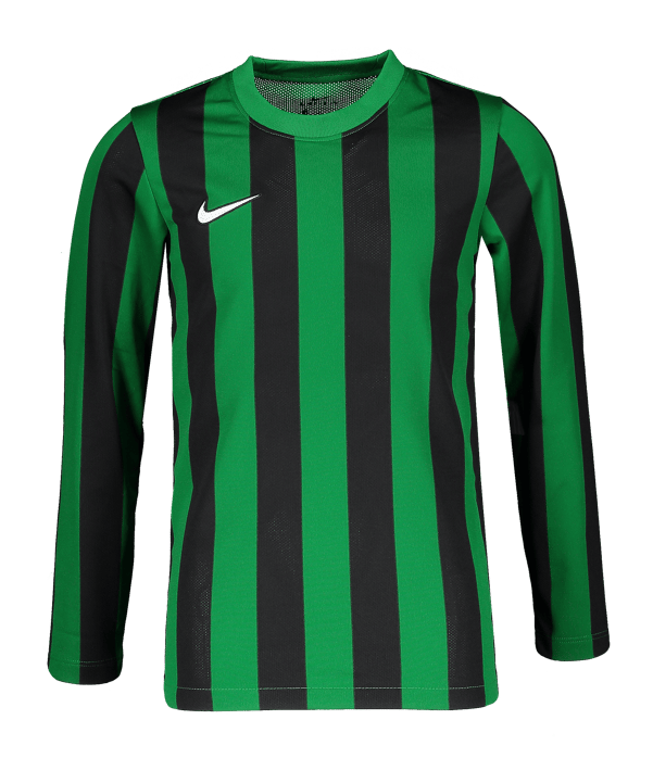 Nike Division IV Striped Trikot langarm Kids F302 - gruen