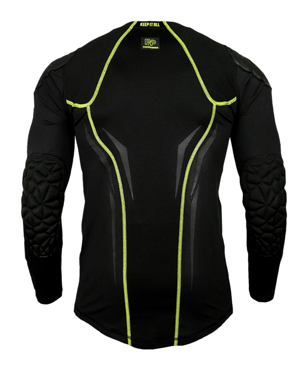 KEEPERsport BasicPadded Longsleeve Underwear Shirt Kids Schwarz - schwarz