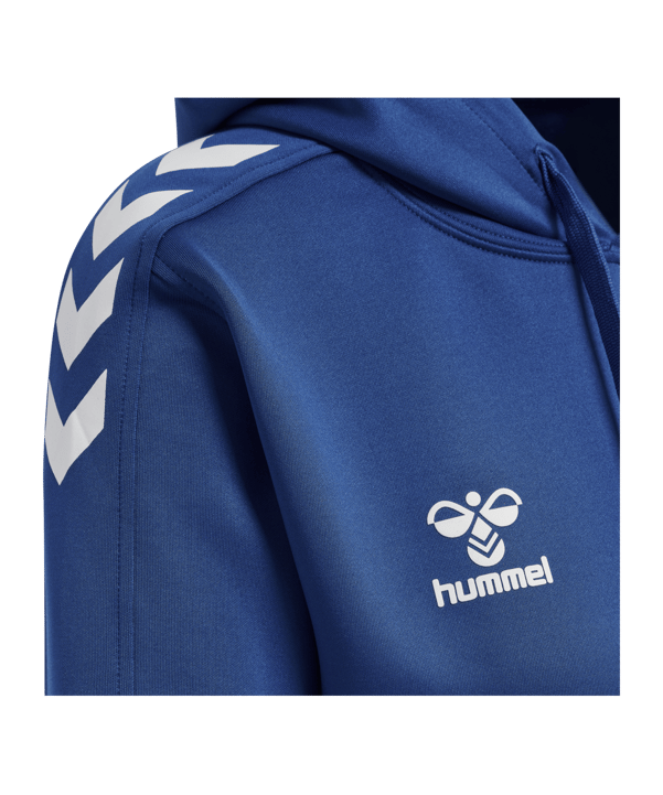 Hummel hmlCORE XK Poly Hoody Damen Blau F7045 - blau