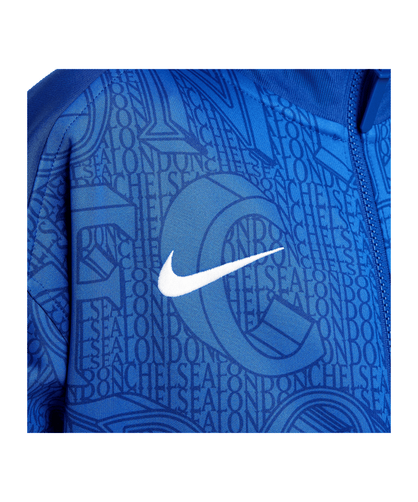 Nike FC Chelsea London Academy Pro Anthem Jacke Kids Blau F495 - blau