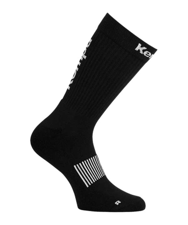 Kempa Logo Classic Socken Schwarz Weiss F06 - schwarz
