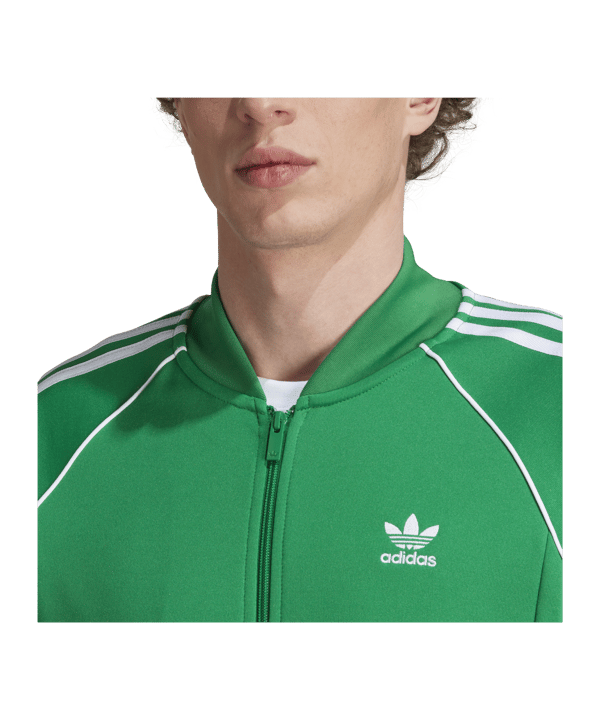 adidas Originals Jacke Grün Weiss - gruen