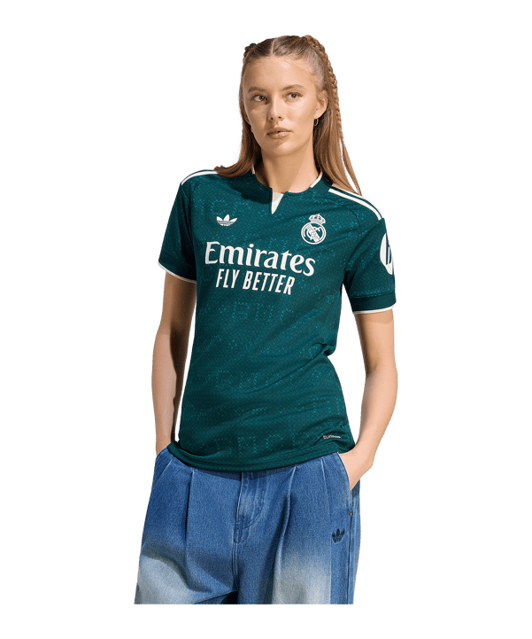 adidas Real Madrid Maglietta Away 2026/2027 Donna Verde - verde