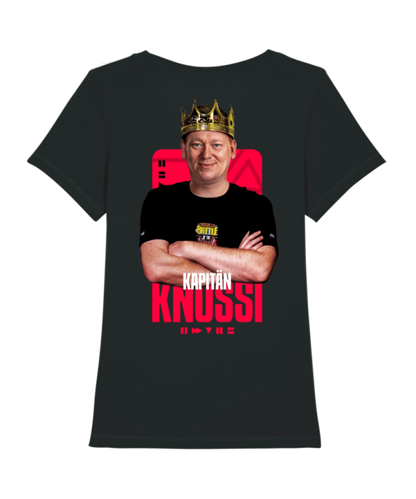 Battle of the Socials T-Shirt "Team Knossi" Damen Schwarz - schwarz