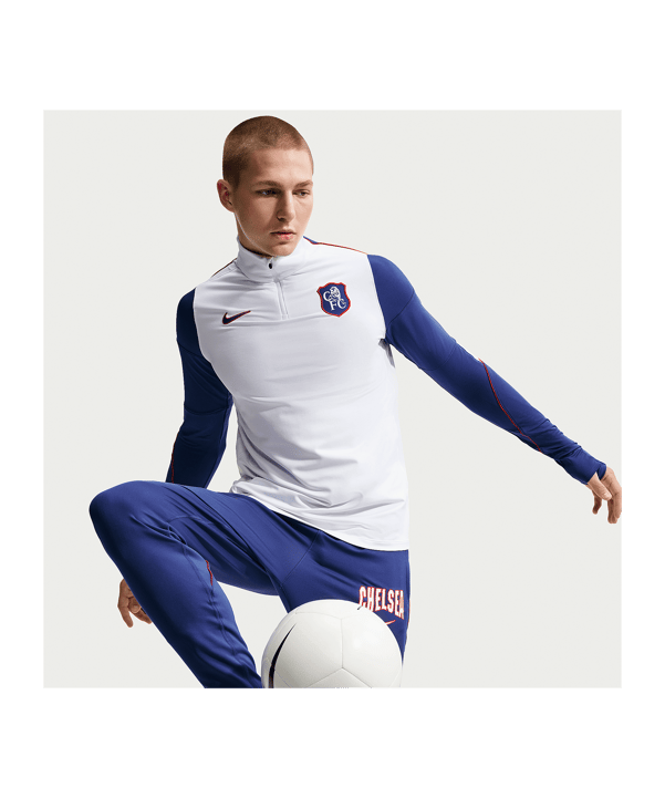 Nike Chelsea FC Strike Drilltop Wit K100 - wit