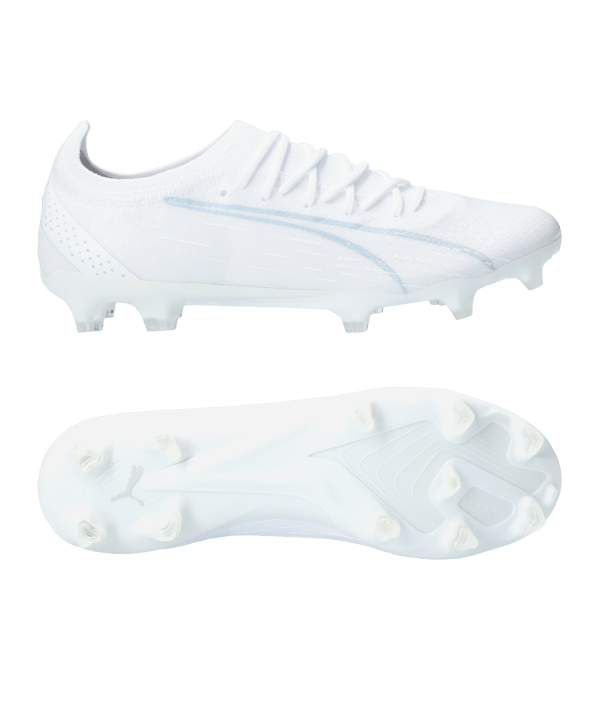 PUMA X 11teamsports ULTRA Ultimate Create-Your-Own 2.0 FG/AG Weiss Grau F01 - weiss