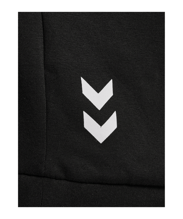 Hummel Court Cotton Hoody Schwarz F2001 - schwarz