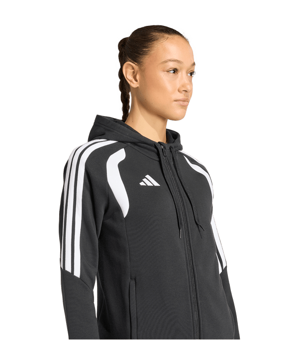 adidas Tiro 26 League Kapuzenjacke Damen Schwarz - schwarz