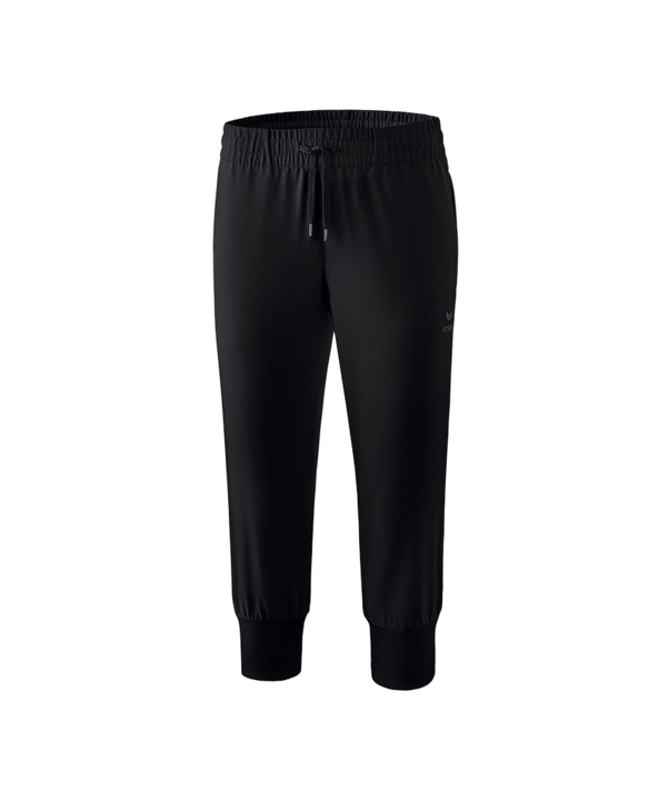 Erima Basics 3/4 Hose Damen Schwarz - schwarz