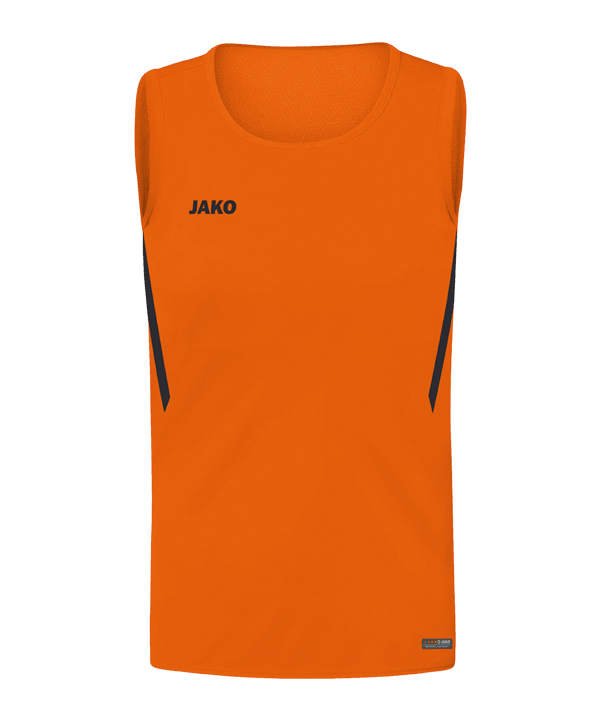 JAKO Challenge Tanktop Kids Orange Schwarz F351 - orange