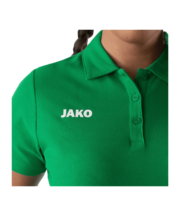 JAKO Base Polo Donna Verde C006 - verde