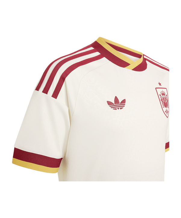 adidas FEF Spanien Trikot Away WM 2026 Kids Weiß - weiss