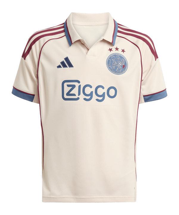 adidas Ajax Amsterdam Trikot 3rd 2025/2026 Kids Beige - beige