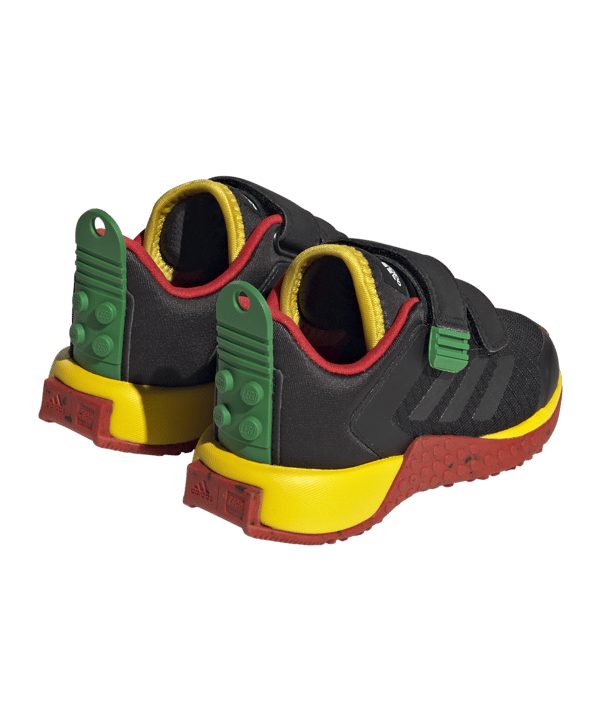 adidas DNA x LEGO® Hook And Loop Kids Schwarz Shoes Black - schwarz