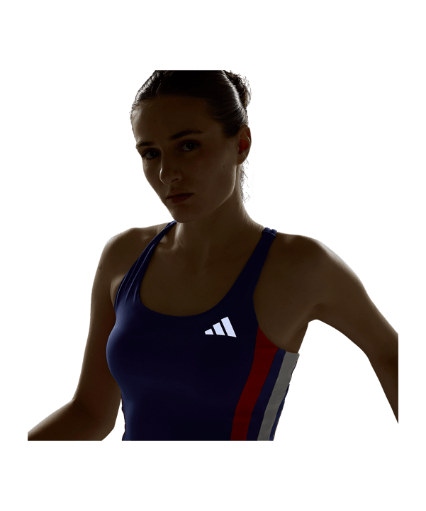 adidas Archive Running Crop T-shirt Donna Blu - blu
