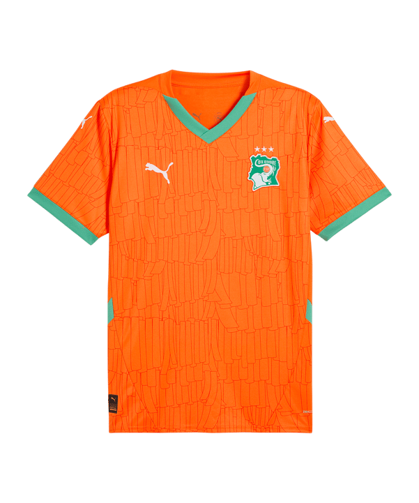 PUMA FIF Elfenbeinküste Trikot Home 2025 Orange F01 - orange