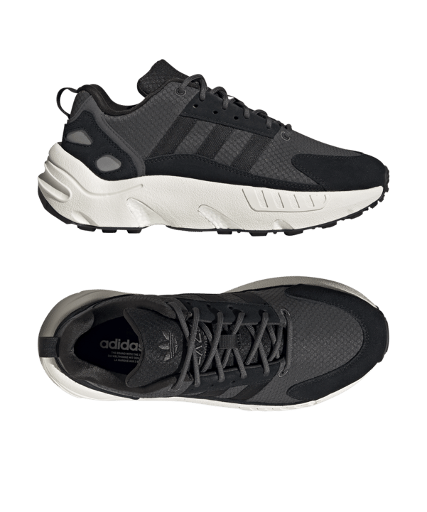 adidas Originals ZX 22 Boost Damen Schwarz Weiss - schwarz