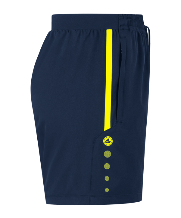 JAKO Allround Short Damen Blau Gelb F904 - blau