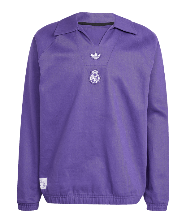 adidas Real Madrid Terrace Icon Sweatshirt Lila - lila