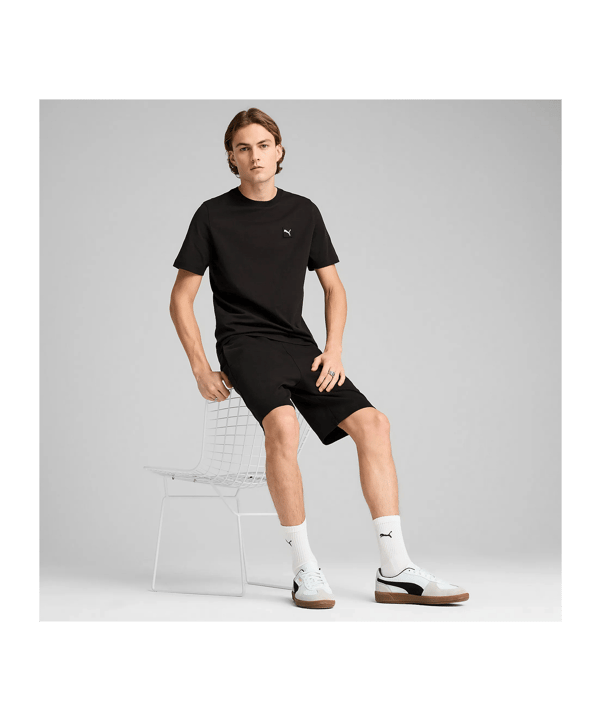 PUMA ESS Elevated T-Shirt Schwarz F01 - schwarz