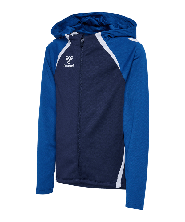 Hummel Lead 2.0 Kapuzenjacke Kids Blau F7317 - blau
