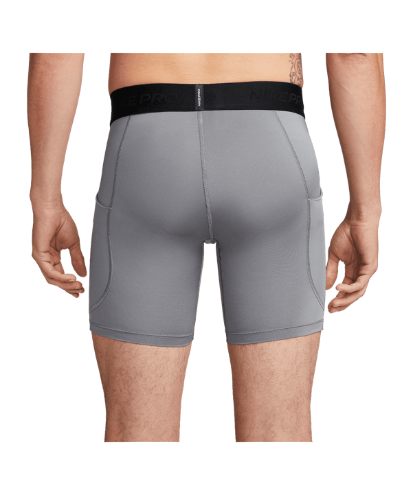 Nike Pro Training Short Grau Schwarz F084 - grau