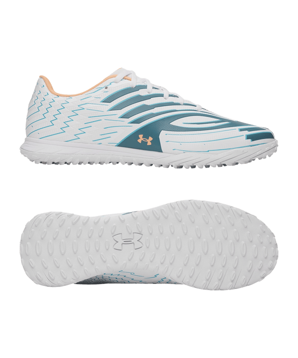 Under Armour Shadow Select 4 TF Boundless Blue Weiß F100 - weiss