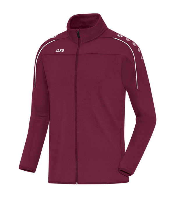 JAKO Classico Freizeitjacke Damen Dunkelrot F14 - rot