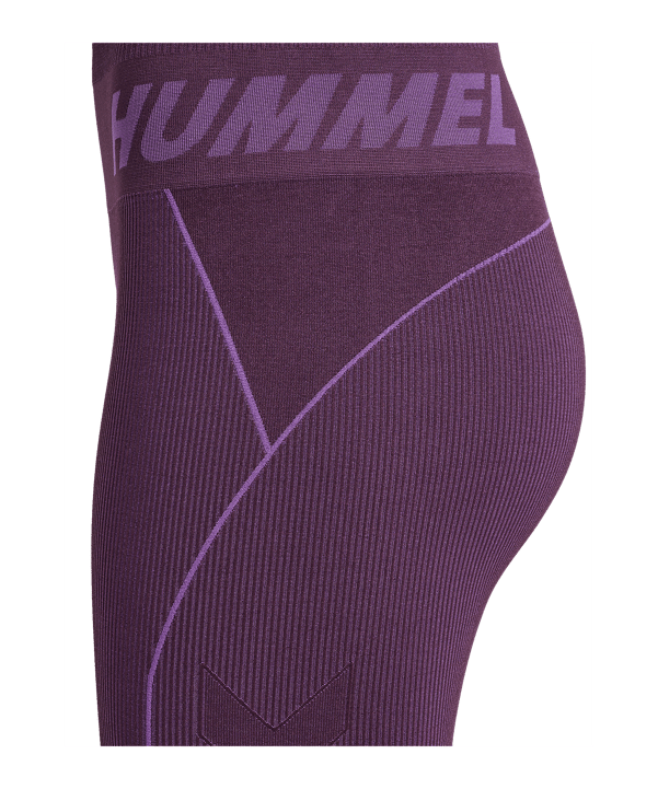 Hummel Te Christel Seamless Mid Waist Leggings Damen Lila F3561 - lila