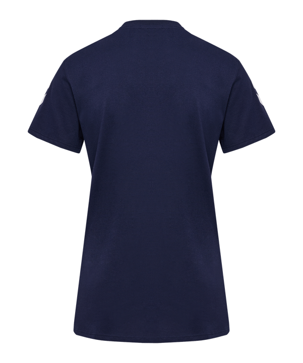 Hummel Go 2.0 Chevron T-Shirt Damen Blau F7026 - blau