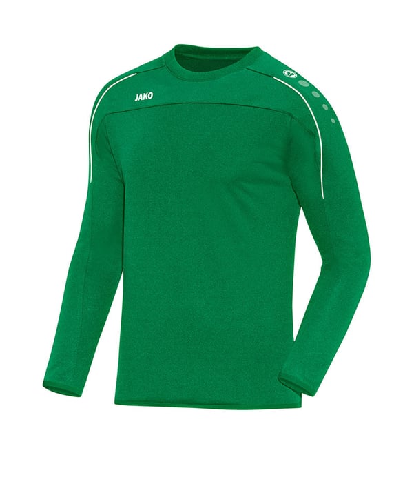 JAKO Classico Sweatshirt Grün Weiss F06 - gruen