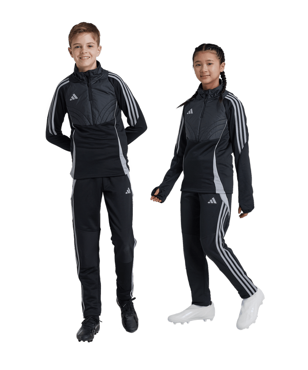 adidas Tiro 24 Winter Trainingshose Kids Schwarz - schwarz