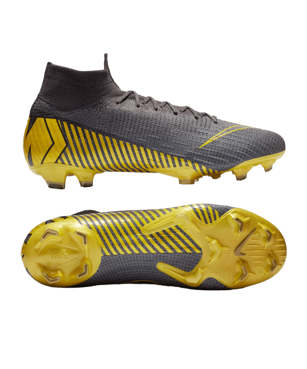 Nike Mercurial Superfly VI Elite FG Grau F070 - grau