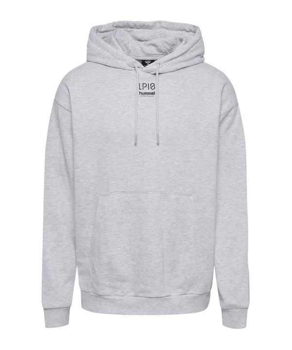 Hummel hmlLP10 Boxy Hoody Grau F2010 - grau