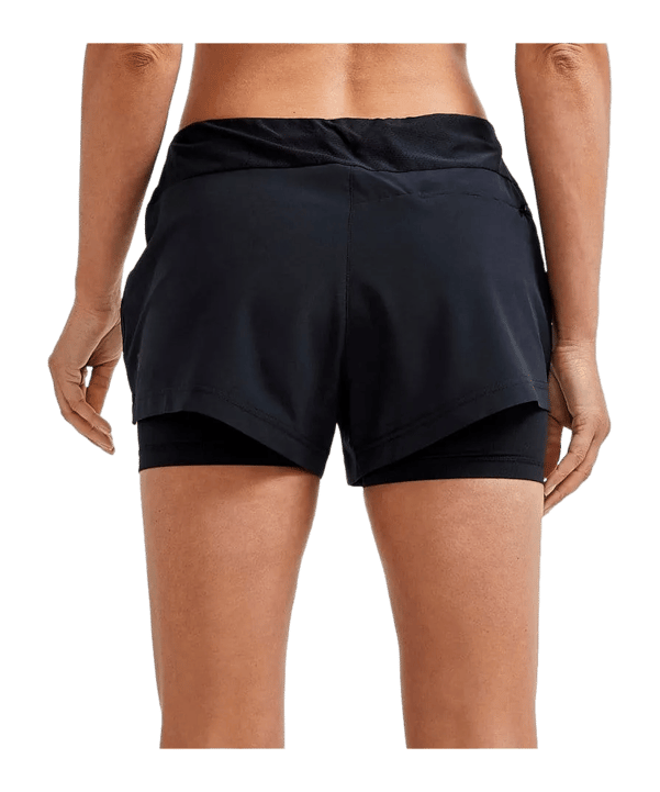 Craft ADV Essence 2 in 1 Short Damen Schwarz F999000 - schwarz