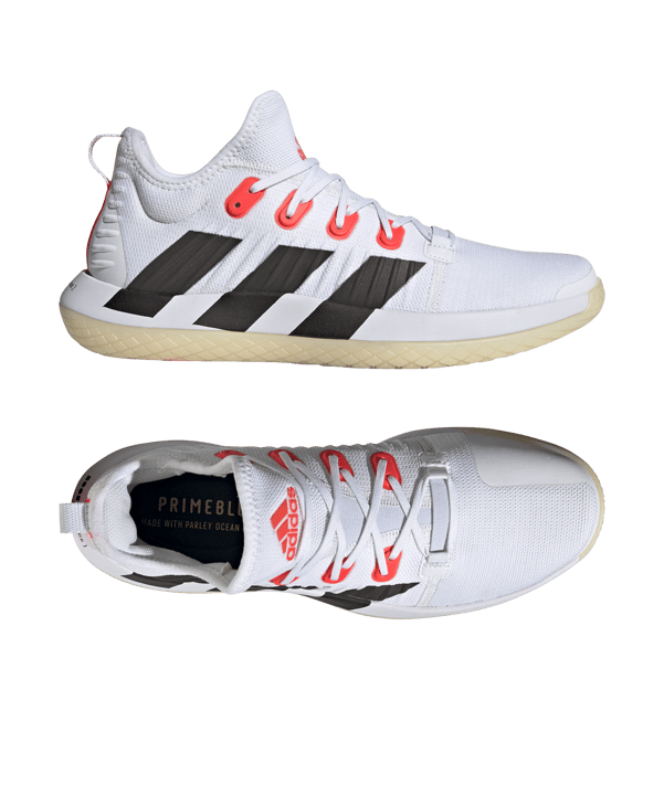 adidas Stabil Next Gen Indoor Weiss Rot - weiss