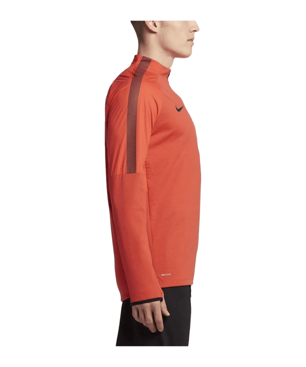 Nike Shield Strike Football Drill Top 1/4 Zip F852 - orange