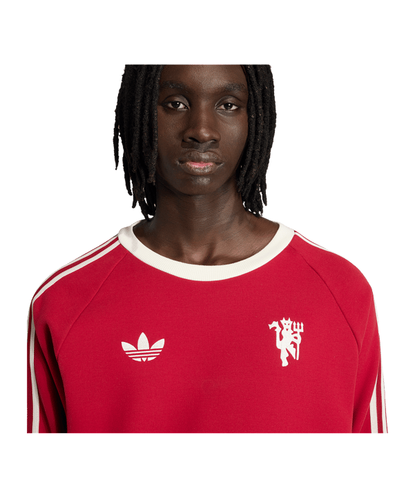 adidas Manchester United Originals Sweatshirt Rot - rot