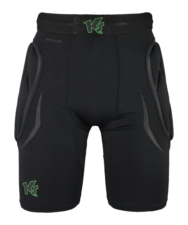 KEEPERsport BasicPadded Underwear Shorts Schwarz - schwarz